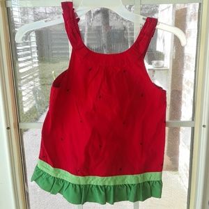 Gymboree Shirts & Tops - Gymboree NEW Watermelon Ruffle Tank Top sz 8 Gymboree Shirts & Tops - Gymboree NEW Watermelon Ruffle Tank Top sz 8